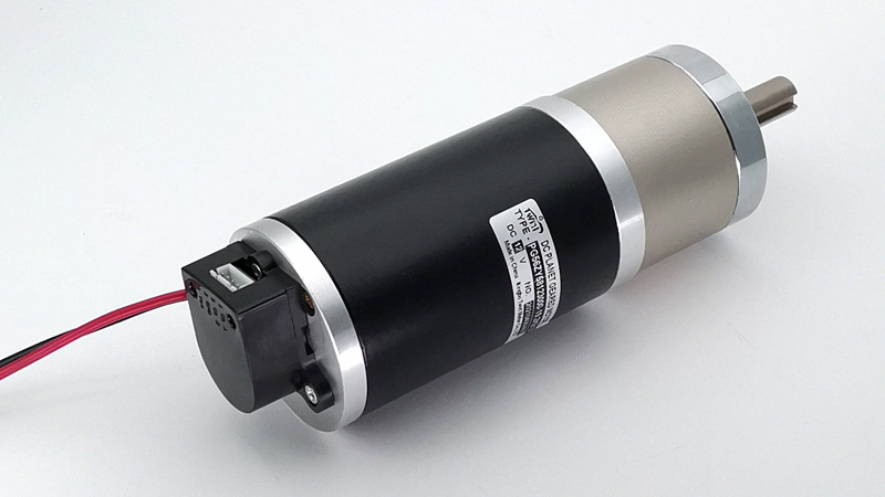 PG56ZY58 series 56mm 12V dc gear motor low rpm with encoder(30~100Watt)