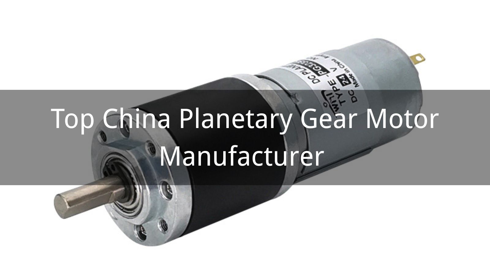 Top 10 China Planetary Gear Motor Manufacturer in 2025
