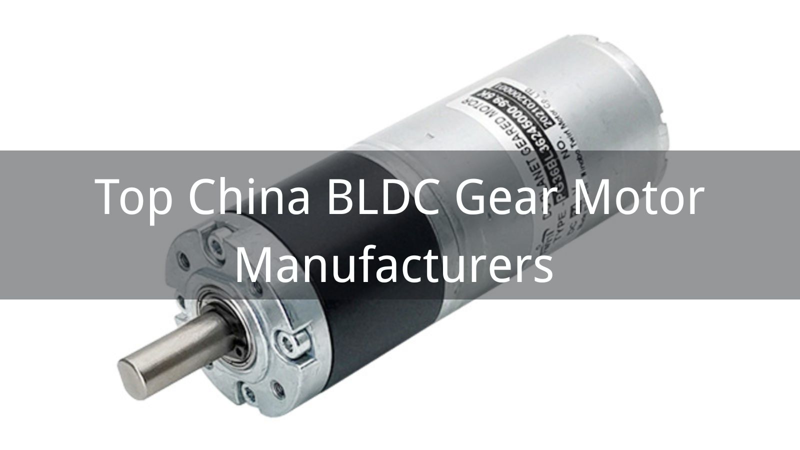 Top 10 China BLDC Gear Motor Manufacturers in 2025
