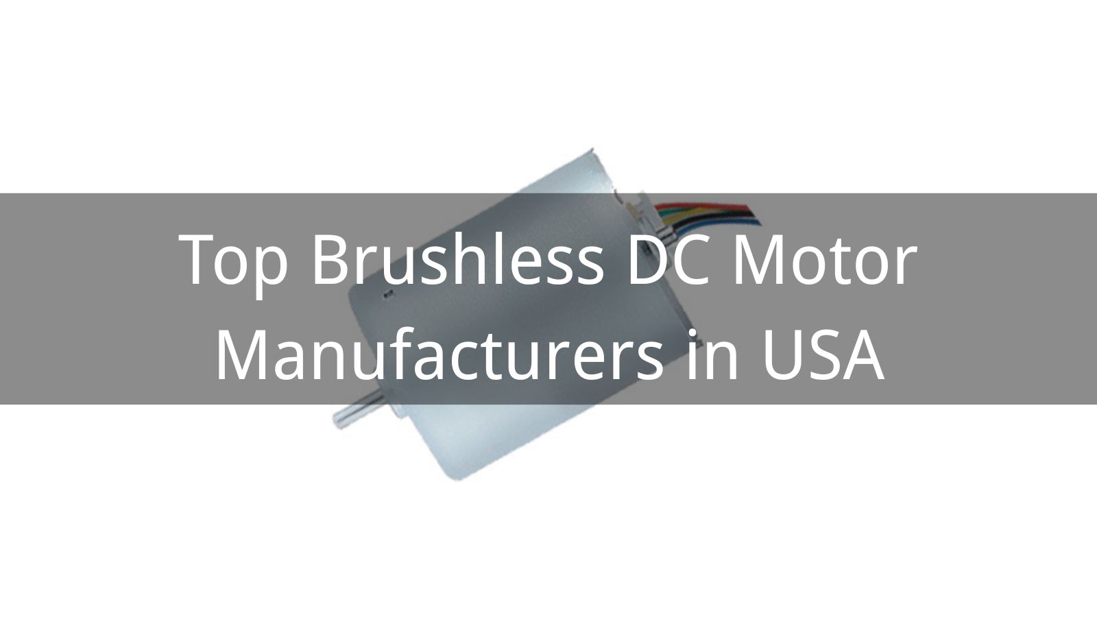Top 10 Brushless DC Motor Manufacturers in USA 2025
