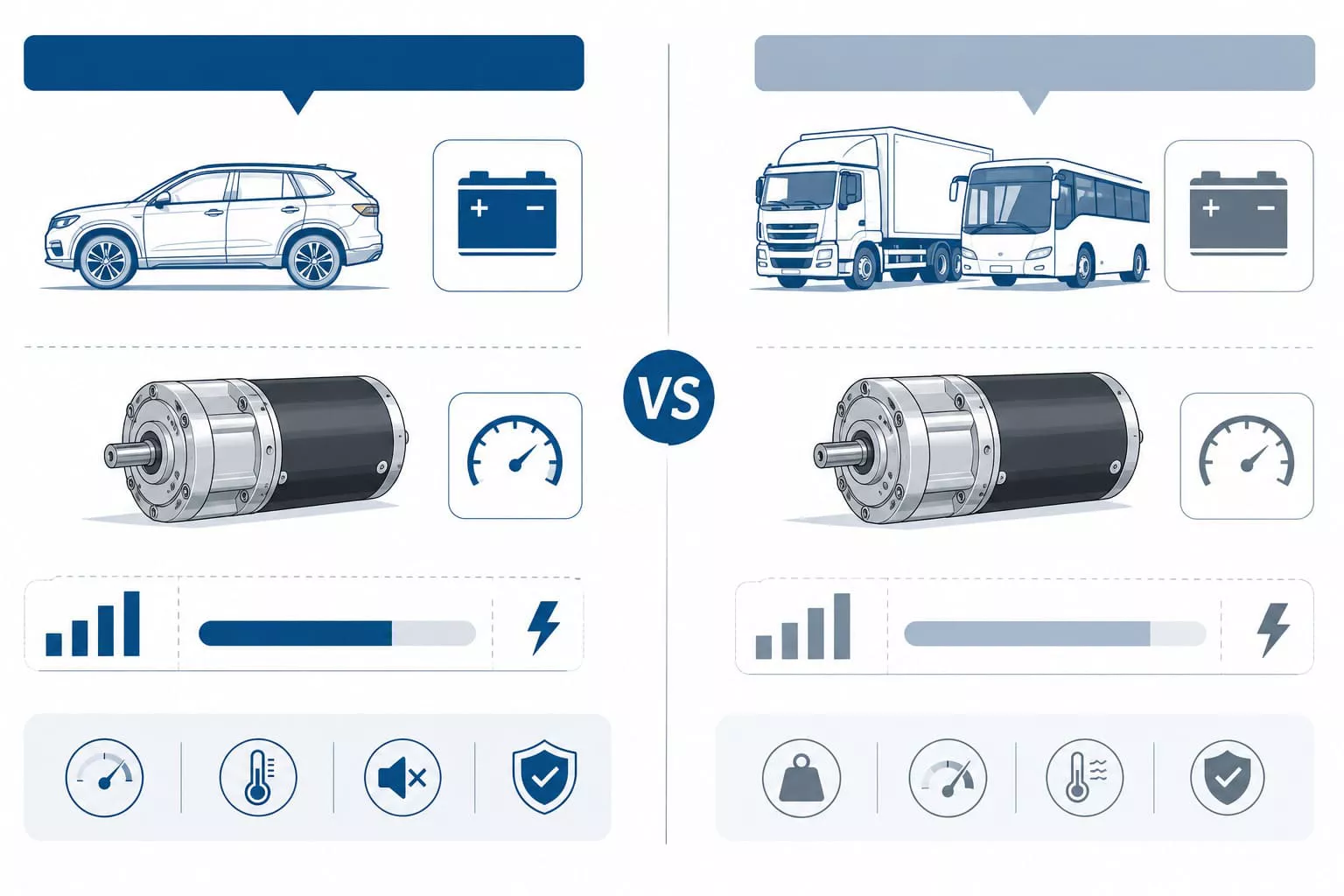 automotive gear motor 12V 24V